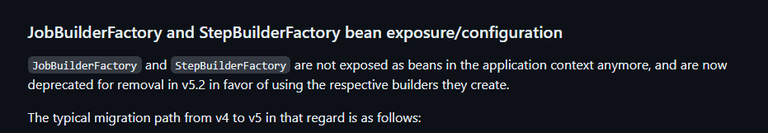 Factory deprecated